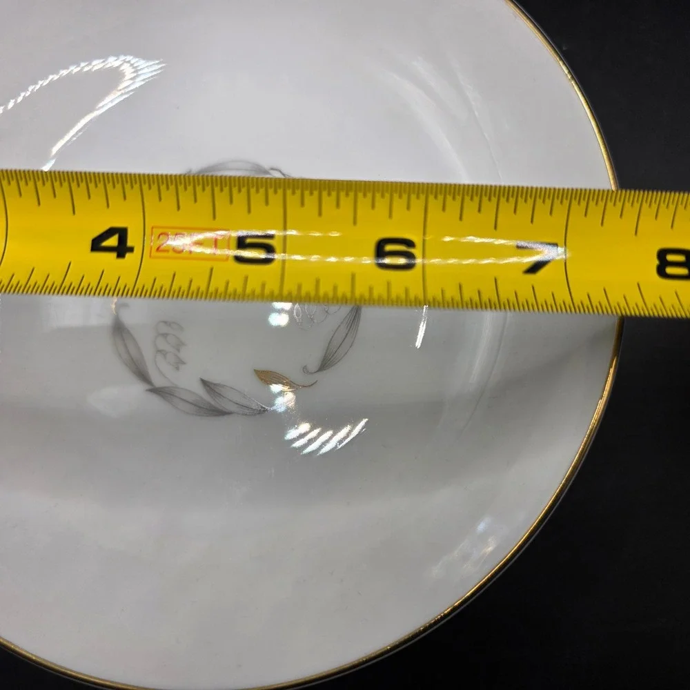 Kaysons Fine China Golden Fantasy Fruit Dessert Bowl Lot of 6 Japan Gold Rim 7.5